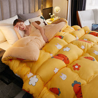 HKM-416723 Thickened Bamboo Fiber Winter Quilt – All Seasons, Various Cute Designs
