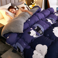 HKM-416723 Thickened Bamboo Fiber Winter Quilt – All Seasons, Various Cute Designs