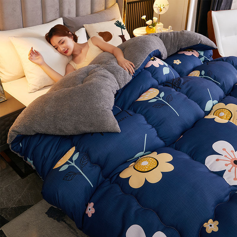 HKM-416723 Thickened Bamboo Fiber Winter Quilt – All Seasons, Various Cute Designs