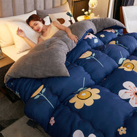 HKM-416723 Thickened Bamboo Fiber Winter Quilt – All Seasons, Various Cute Designs