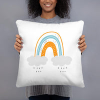 HKM-416787 Car-Themed Printed Linen Pillowcase, 45x45cm, Polyester, Comfortable Home Décor