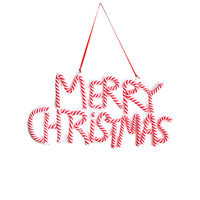 HKM-416851 Exquisite Polymer Clay Christmas Tree Ornaments with Merry Christmas Letter Plates
