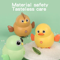 HKM-416979 Electric Interactive Walking Chick Toy with Sound and Light for Ages 2-4