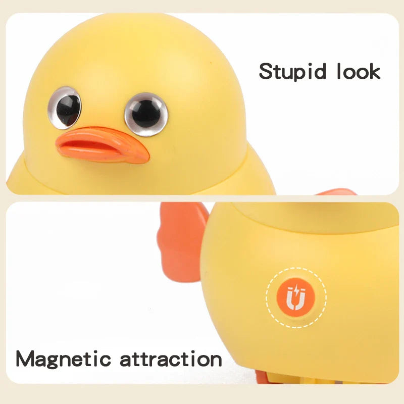 HKM-416979 Electric Interactive Walking Chick Toy with Sound and Light for Ages 2-4