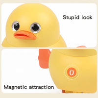HKM-416979 Electric Interactive Walking Chick Toy with Sound and Light for Ages 2-4