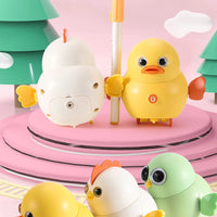 HKM-416979 Electric Interactive Walking Chick Toy with Sound and Light for Ages 2-4