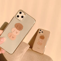 HKM-416979 Frosted Silicone Phone Case with Animal Pattern for Various Models