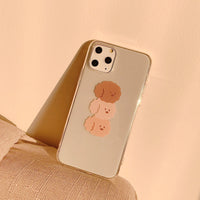 HKM-416979 Frosted Silicone Phone Case with Animal Pattern for Various Models