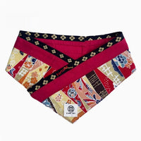 HKM-416979 Japanese Style Pet Scarf Bib in Various Patterns and Sizes