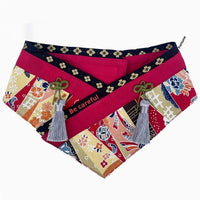 HKM-416979 Japanese Style Pet Scarf Bib in Various Patterns and Sizes
