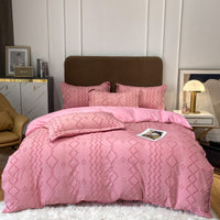 HKM-417043 Universal Bed Sheet and Quilt Cover Set - Fitted and Three-Piece Options Available in Various Sizes
