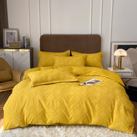 HKM-417043 Universal Bed Sheet and Quilt Cover Set - Fitted and Three-Piece Options Available in Various Sizes