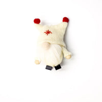 HKM-417171 Festive Christmas Faceless Doll Pendant - Cute Fabric Decoration for Holiday Cheer