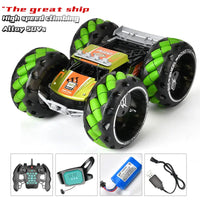 HKM-417299 Big Wheel Drift Remote Control Stunt Car - 2.4G Dual Mode, 6 Channels, Indoor/Outdoor Rock Climbing Buggy
