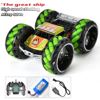 HKM-417299 Big Wheel Drift Remote Control Stunt Car - 2.4G Dual Mode, 6 Channels, Indoor/Outdoor Rock Climbing Buggy