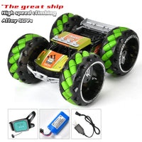 HKM-417299 Big Wheel Drift Remote Control Stunt Car - 2.4G Dual Mode, 6 Channels, Indoor/Outdoor Rock Climbing Buggy