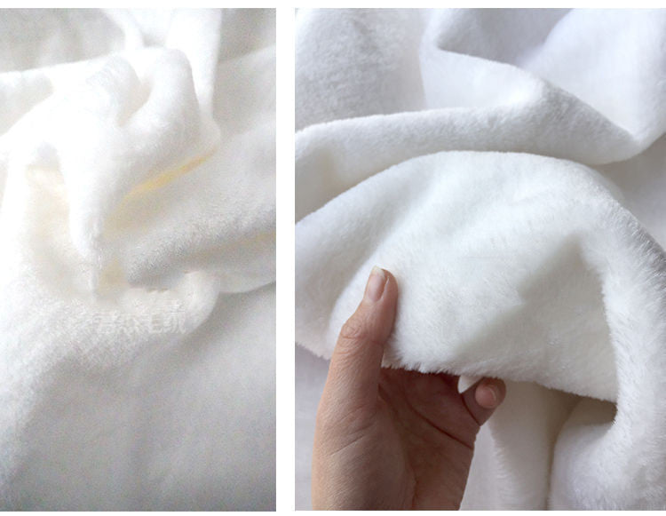 HKM-417299 Super Soft Polyester Blanket - Short Plush Fabric for Home Textiles and Apparel
