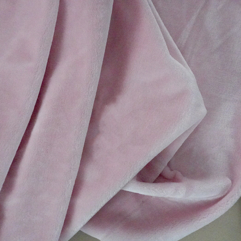 HKM-417299 Super Soft Polyester Blanket - Short Plush Fabric for Home Textiles and Apparel