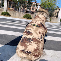HKM-417683 Custom Pet Outdoor Camouflage Clothing - Cotton Fabric for Comfort and Durability