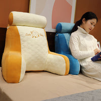 HKM-417683 Warm Latex Fabric Increased Lumbar Support Cushion with Removable Washable Liner