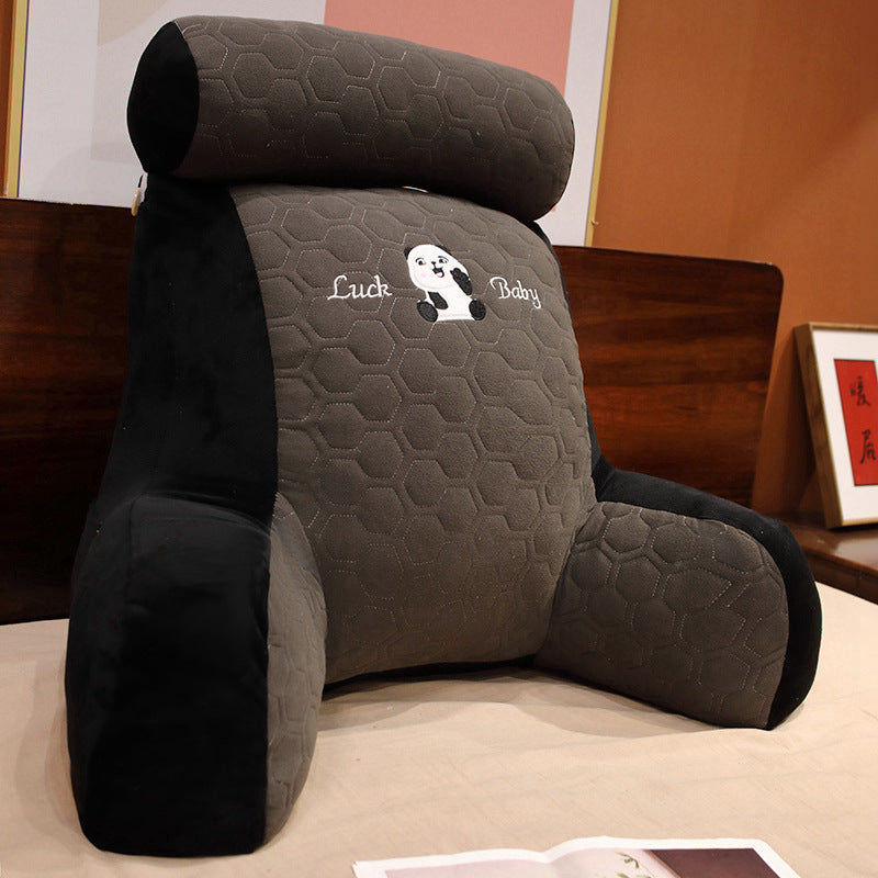 HKM-417683 Warm Latex Fabric Increased Lumbar Support Cushion with Removable Washable Liner