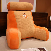 HKM-417683 Warm Latex Fabric Increased Lumbar Support Cushion with Removable Washable Liner