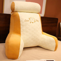 HKM-417683 Warm Latex Fabric Increased Lumbar Support Cushion with Removable Washable Liner
