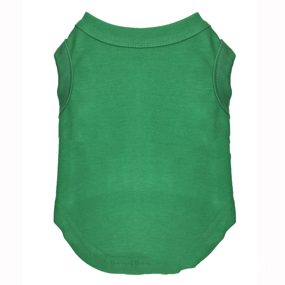 HKM-417747 Autumn Cotton T-Shirt for Dogs - Casual Pet Vest in Various Sizes