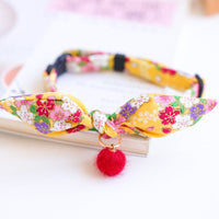 HKM-417747 New Year's Bow Tie Collar with Bell for Cats and Small Pets