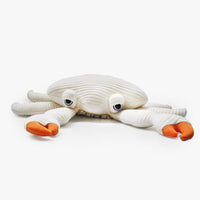 HKM-417875 Super Soft White Hairy Crab Pillow - Cozy Baby Toy and Decorative Cushion