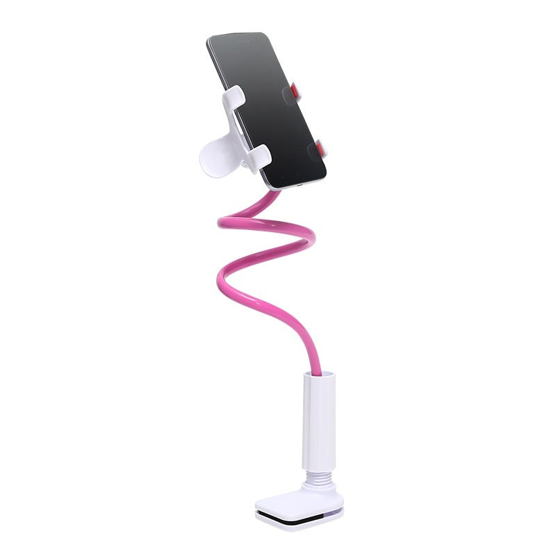 HKM-417939 360-Degree Lazy Spiral Mobile Phone Holder with Adjustable Clip in Various Colors