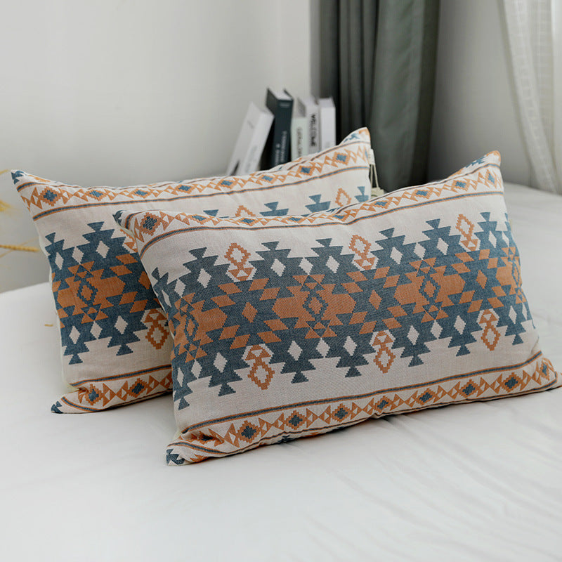 HKM-417939 Cotton Three-Layer Gauze Pillowcase - Japanese Style, 48x74cm