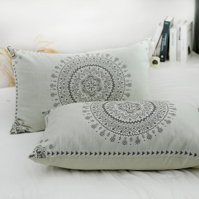HKM-417939 Cotton Three-Layer Gauze Pillowcase - Japanese Style, 48x74cm