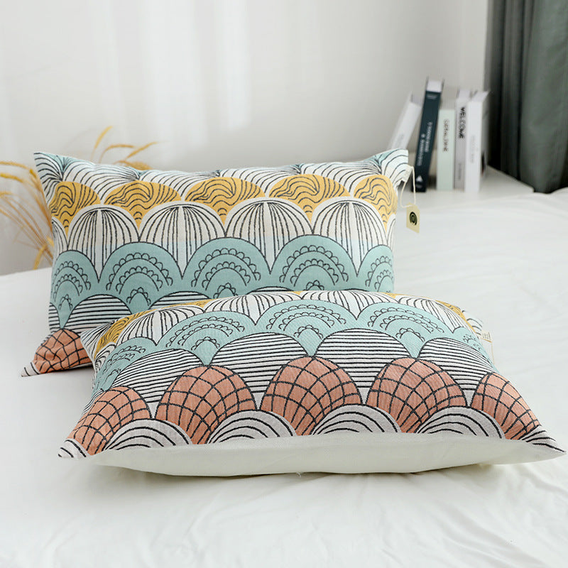 HKM-417939 Cotton Three-Layer Gauze Pillowcase - Japanese Style, 48x74cm