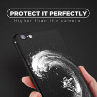 HKM-418131 Frosted Painted Soft Shell Phone Case - A Space Surfing, Climbing the Moon, Eclipse, Full Moon Designs
