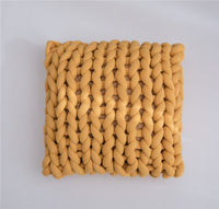 HKM-418323 Soft Pastoral Style Thick Tube Pillow Cushion with Fiber Filling