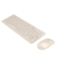 HKM-418387 Wireless Keyboard and Mouse Set with Ergonomic Design and Multimedia Shortcuts