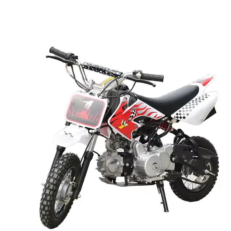 KTX-418451 125cc 4-Stroke Super Pocket Bike Chopper with Electric Ignition, Disc Brakes, and Max Speed of 80km/h