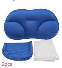 HKM-418707 3D Contoured Anesthetic Pillow - Rectangular Design with EPS Foam Filling, Light Gray & Dark Blue Options, 50x30x10cm