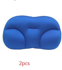 HKM-418707 3D Contoured Anesthetic Pillow - Rectangular Design with EPS Foam Filling, Light Gray & Dark Blue Options, 50x30x10cm