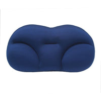 HKM-418707 3D Contoured Anesthetic Pillow - Rectangular Design with EPS Foam Filling, Light Gray & Dark Blue Options, 50x30x10cm