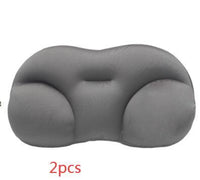 HKM-418707 3D Contoured Anesthetic Pillow - Rectangular Design with EPS Foam Filling, Light Gray & Dark Blue Options, 50x30x10cm