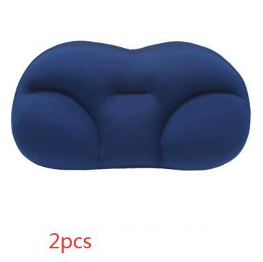 KTX-418707 3D Contoured Anesthetic Pillow - Rectangular Design with EPS Foam Filling, Light Gray & Dark Blue Options, 50x30x10cm