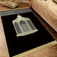 HKM-418707 Versatile Bedside & Coffee Table Blanket, Wear-Resistant Non-Slip Polyester Fiber Mat