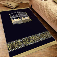 HKM-418707 Versatile Bedside & Coffee Table Blanket, Wear-Resistant Non-Slip Polyester Fiber Mat