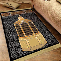HKM-418707 Versatile Bedside & Coffee Table Blanket, Wear-Resistant Non-Slip Polyester Fiber Mat