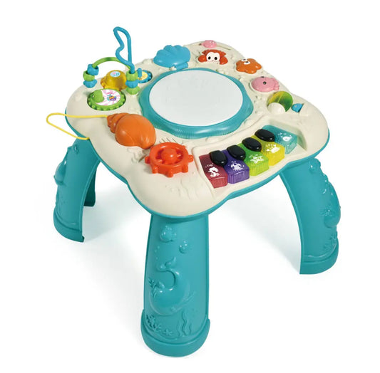 HKM-418835 Educational Musical Drum and Piano Baby Study Table for Ages 0 to 7 Years