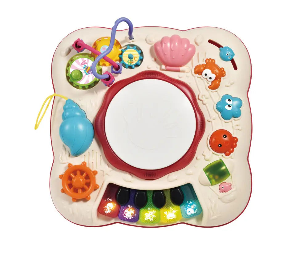HKM-418835 Educational Musical Drum and Piano Baby Study Table for Ages 0 to 7 Years