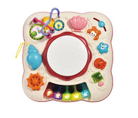 HKM-418835 Educational Musical Drum and Piano Baby Study Table for Ages 0 to 7 Years