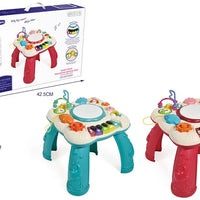 HKM-418835 Educational Musical Drum and Piano Baby Study Table for Ages 0 to 7 Years